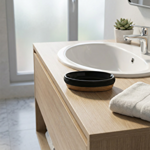 Rattan Banyo Aksesuarı Sabunluk