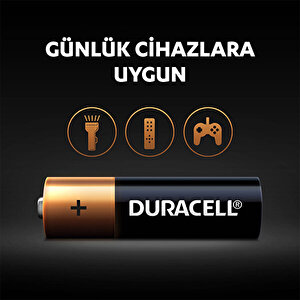 Duracell Alkalin Aa Kalem Piller, 4'lu Paket