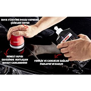 Renkli Nano Parlatıcı ve Koruyucu Cila - Siyah 250 ml
