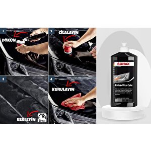 Renkli Nano Parlatıcı ve Koruyucu Cila - Siyah 250 ml