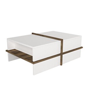 Dekorister Plus Orta Sehpa Beyaz-cevi̇z