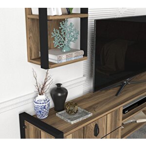 Dekorister Lost Metal Tv Ünitesi Ceviz