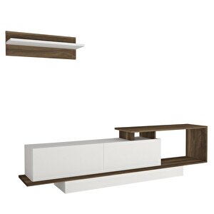 Dekorister Asos Tv Ünitesi Beyaz-ceviz