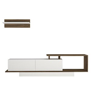 Dekorister Asos Tv Ünitesi Beyaz-ceviz