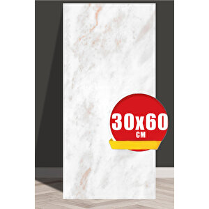 10 Adet, 30x60 Cm Beyaz Bej Bulut Kahve Mermer Desenl Kendinden Yapışkanlı Mutfak Banyo Pvc Panel-M1028