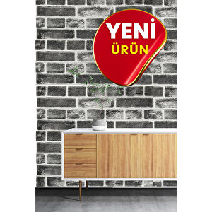 Yeni 70x35cm 0,25 M² Kendinden Yapışkanlı Duvar Paneli Gri Teflon Alüminyum Zemin -G.1011