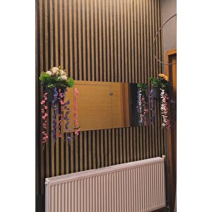 Bien Exclusive 2069 Ahşap Meşe Renk Lambri Desen Premium Duvar Kağıdı 5 M²