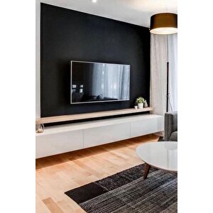 Bien Duvar Kağıtları 1927 Düz Yerli Siyah Black Duvar Kağıdı (5,30M²)
