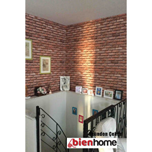 Bien Duvar Kağıtları 9010 Taş Tuğla Desen Duvar Kağıdı (5,33 M²)
