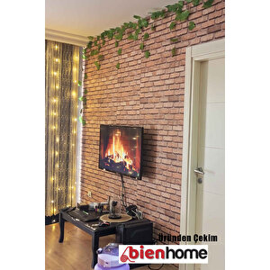 Bien Duvar Kağıtları 9010 Taş Tuğla Desen Duvar Kağıdı (5,33 M²)