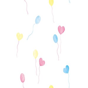 Zümrüt Kids Renkli Balon Desenli Çocuk Duvar Kağıdı 432-2