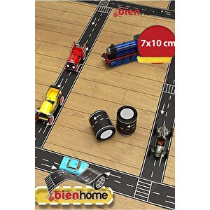 "BienHome Otobant Eğitici Yol Yapım Oyun Bandı Eğlenceli Trafik Bantı Road Tape Oyun Bandı 7 cm 10 Metre "