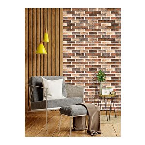 4 Adet, 70x70 Cm 0,50M² Renkli 3d Dekoratif Kendinden Yapışkanlı Esnek Duvar Kağıdı Kaplama Paneli Köpük -5013