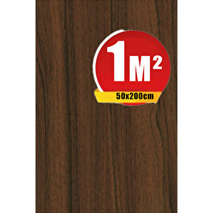 Bien Exclusive (50CM X 2MT), 1 M² Cm Ahşap Ceviz Renler Yapışkanlı Folyo Kaplama Pvc F-27