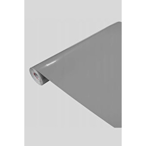 Bien Exclusive (50CM X 2MT), 1 M² Cm Parlak Koyu Gri Yapışkanlı Folyo Yapışkanlı Kaplama Pvc Folyo F-200-2885