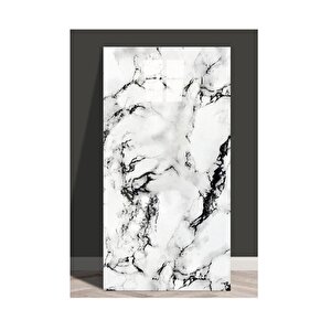 10 Adet 30x60 Cm Siyah Gold Mermer Desenli Kendinden Yapışkanlı Seramik Köpük Banyo PVC Duvar Paneli-m11