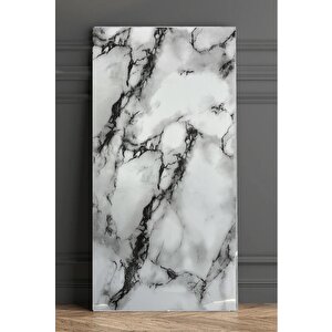 30x60 Cm Siyah Gold Mermer Desenli Kendinden Yapışkanlı Seramik Köpük Banyo PVC Duvar Paneli-m11
