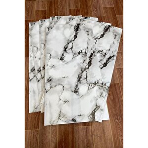 10 Adet 30x60 Cm Siyah Gold Mermer Desenli Kendinden Yapışkanlı Seramik Köpük Banyo PVC Duvar Paneli-m11