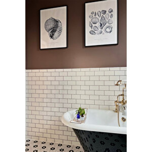 Bien Home BH616 50CM x 1M Fayans Desenler Premium Yapışkanlı Kaplama PVC Folyo
