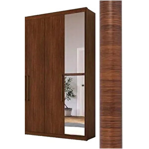 Bien Home BH604 Ahşap Ceviz Desenler Premium Yapışkanlı Kaplama PVC Folyo 50CM x 100 CM