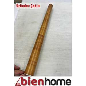 50CM X 2MT 1 M² Kendinden Yapışkanlı Vinil Ahşap Desenli Duvar Mobilya, Kapı Masaüstü Duvar Kağıtları, Mutfak Dolabı/Raf Astarı Levhası Açık Kahverengi