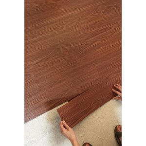 8 Adet, 90x15 Cm 1 m² Yer Döşemesi Esnek Silinebilir Zemin Duvar Parke Kendinden Yapışkanlı -Z015