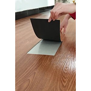 8 Adet, 90x15 Cm 1 m² Yer Döşemesi Esnek Silinebilir Zemin Duvar Parke Kendinden Yapışkanlı -Z015
