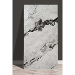 30x60 Cm Sedef Mermer Desenli Kendinden Yapışkanlı Seramik Köpük Banyo WC Kaplama PVC Duvar Paneli