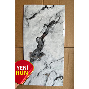 30x60 Cm Sedef Mermer Desenli Kendinden Yapışkanlı Seramik Köpük Banyo WC Kaplama PVC Duvar Paneli