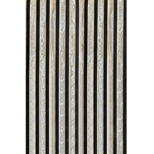 Bien Exclusive Meşe Renk 2078 Eskitme Lambri Panel Ahşap Duvar Çıtası Desenli Duvar Kağıdı 5,30 M²