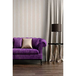 Krem Çizgili Yerli Duvar Kağıdı 1908