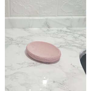 Sabunluk Pembe Petek Desenli Banyo Aksesuarı