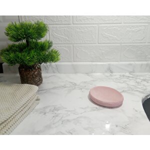 Sabunluk Pembe Petek Desenli Banyo Aksesuarı
