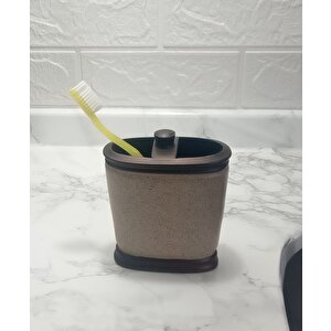 Diş Fırçalık Bronz Kumlu Model Banyo Aksesuarı