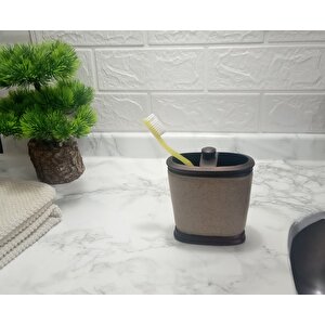 Diş Fırçalık Bronz Kumlu Model Banyo Aksesuarı