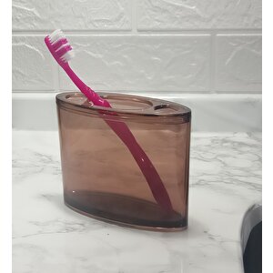 Diş Fırçalık Kahverengi Banyo Aksesuarı