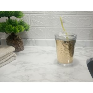Diş Fırçalık Altın Renkli Banyo Aksesuarı 7822g