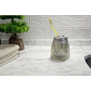 Diş Fırçalık Taşlı Gümüş Model Banyo Aksesuarı