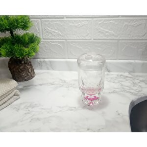 Diş Fırçalık Kristal Damlalı Kırmızı Banyo Aksesuarı