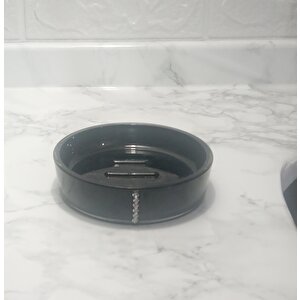 Sabunluk Siyah Taşlı Banyo Aksesuarı