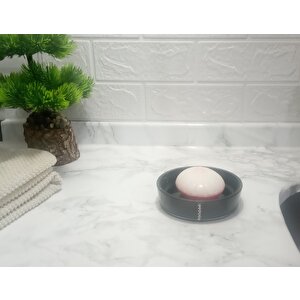 Sabunluk Siyah Taşlı Banyo Aksesuarı