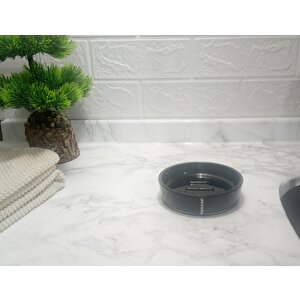 Sabunluk Siyah Taşlı Banyo Aksesuarı