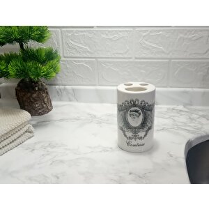 Diş Fırçalık Kraliçe Desenli Banyo Aksesuarı