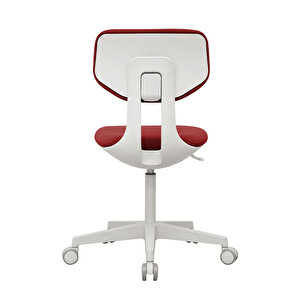 Tesla Concept Ofis Ve Çalışma Sandalyesi- Gri-kırmızı 40x74,5-86x54 Cm (gxyxd)