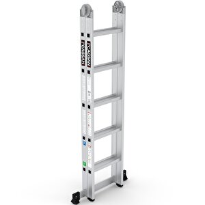 2x5 Basamaklı Folde - Katlanır Merdiven K3 2x5 Basamak
