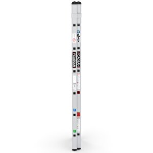 2x6 Basamaklı İki Parçalı Alüminyum Merdiven (ts6040)