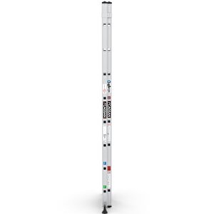2x8 Basamaklı Duo - İki Parçalı Alüminyum Merdiven Ts6050 2x8  Basamak