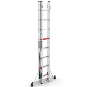 2x8 Basamaklı Duocombi - İki Parçalı Çok Amaçlı Merdiven Tsa5 2x8  Basamak
