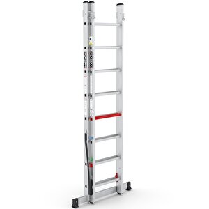 Çağsan 2x8 Basamaklı Polysafe - Çok Amaçlı İskele Merdiven Pl003