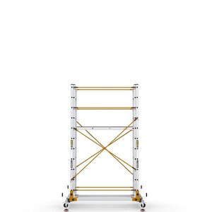 Çağsan 2x11 Basamaklı 6,4 M. Çalışma Yüksekliği Telesafe Xl_fp - İki Parçalı Alüminyum İskele S006_xl_fp